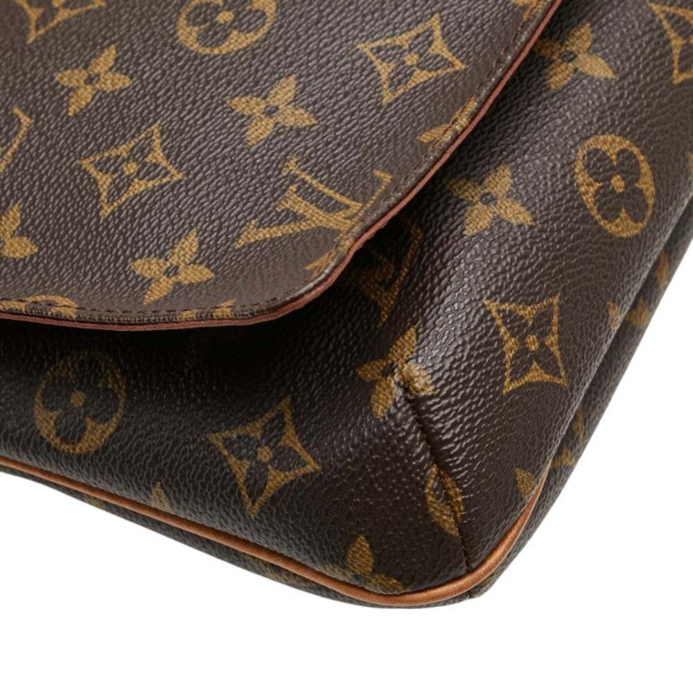 LOUIS VUITTON Brown Monogram Leather Shoulder Bag - Picture 4 of 13